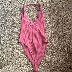 forever 21 halter top bodysuit